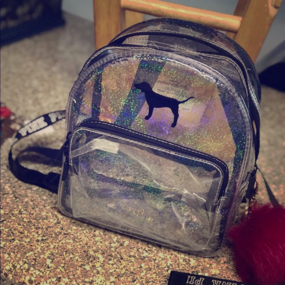 Pink backpack